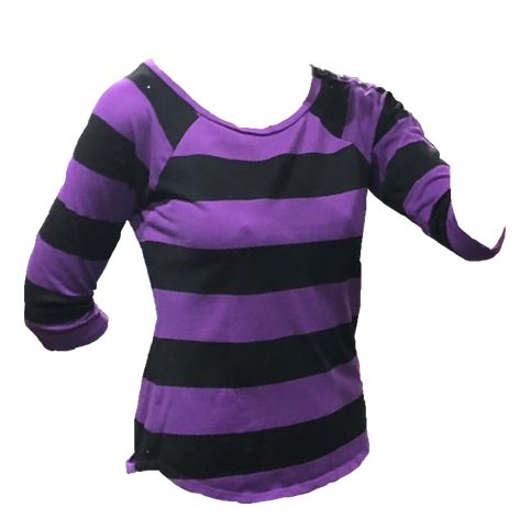 Purple And Black Striped Shirt, Striped Tshirt, Black Striped Shirt, Shirt Short Sleeve, Metal Buttons, Purple Black, Transparent Png, Striped Shirt, Black Stripes