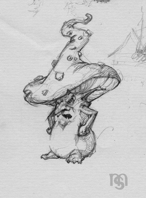 angry mushroom A Drawing, Tattoos