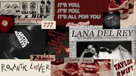 Wallpaper background collage laptop aesthetic red, black, beige | y2k | rockstar girlfriend | illustration | graphic design | highlight | design | vintage | collage | popular | vibe | Lana del rey Wallpaper Background For Laptop Aesthetic, Lana Aesthetic Wallpaper Laptop, Rockstar Girlfriend Macbook Wallpaper, Red Wallpaper Backgrounds Laptop, Lana Del Rey Aesthetic Vintage Wallpaper Laptop, Red And Black Aesthetic Wallpaper Laptop, Lana Del Rey Collage Wallpaper Laptop, Grunge Collage Wallpaper Laptop, Y2k Collage Wallpaper Laptop