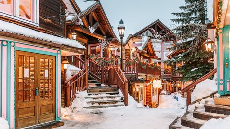 12 US Christmas Towns That Bring Holiday Movies to Life Best Christmas Towns In The Us, Christmas Towns In The Us, Christmas Towns, Thailand Map, Nature Destinations, Holiday Movies, Destin Hotels, Travel Trends, Christmas Town