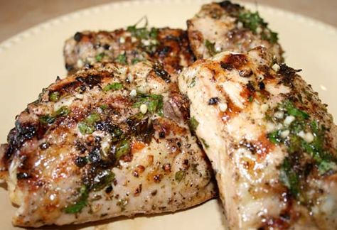 Chicken Oreganata - Marinated chicken grilled to perfection! Oreganata Recipe, Gourmet Chicken, Poultry Recipes, Italian Food, Turkey Recipes, Chicken Dinner, Grilled Chicken, Chicken Dishes, Italian Recipes