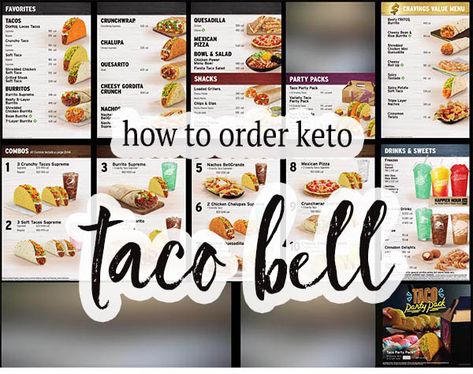 Taco Bell Keto Options, Keto Taco Bell Options, Low Carb Taco Bell Options, Keto At Taco Bell, Keto Taco Bell Recipes, Keto Friendly Fast Food Options, Keto Taco Bell, Keto Take Out Options, Keto Hacks