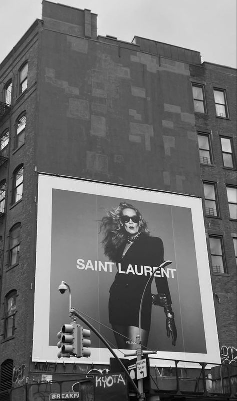 Fashion Billboard, Paris Road, Paris Roads, Saint Laurent Aesthetic, Saint Laurent Runway, Aesthetic Editorial, Editorial Campaign, My Love From The Star, 2022 Fashion Trends