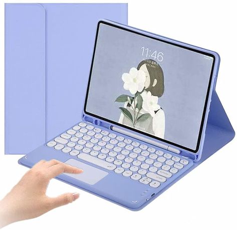 PRICES MAY VARY. ✅★【Compatible Models】Designed for iPad 9th Generation 2021/for iPad 8th Generation 2020/for iPad 7th Generation 2019.(Model No:A2270, A2428, A2429, A2430, A2197, A2198, A2200).NOT Compatible with other iPad Models. ✅★【With touchpad】keyboard comes with a touchpad, which support multi-finger function will offer a great aid when you do not have a mouse in hand. Touchpad Keyboard SUPPORT Android,Windows and IOS 13 (Need open assistiveTouch on tablet). ✅★【Removable Keyboard Case】keyb Ipad 8th Generation, Rose Gold Ipad, Ipad 7th Generation, Ipad 9th Generation, Ipad Keyboard Case, Ipad Essentials, Cute Ipad Cases, Keyboard With Touchpad, Cover For Ipad