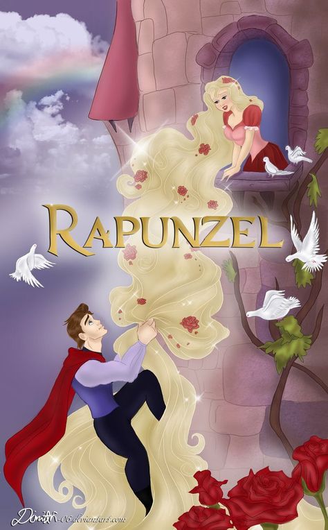 Rapunzel Rapunzel Fairy Tale, Rapunzel Story, German Fairy Tales, Anime Drawing Sketches, Disney Princess Snow White, Storybook Cottage, Princess Rapunzel, Grimm Fairy Tales, Tangled Rapunzel