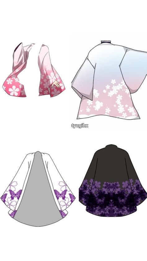 Kimonos, Demon Slayer, Purple