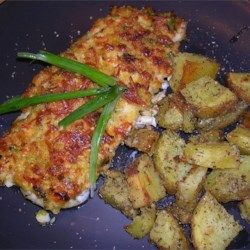 Crab Crusted Grouper - Allrecipes.com Grouper Recipe, Baked Grouper, Grouper Recipes, Pescatarian Recipes, Baked Fish, Crab Meat, Seafood Dishes, Fish Recipes, Savoury Food