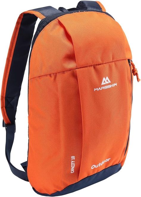 Amazon.com: BROGEND 10L Hiking Daypack for Hiking and Travel Casual Backpack, Mini Backpack (Orange, 10L) : Sports & Outdoors Hiking Daypack, Orange Backpacks, Hiking And Camping, Travel Daypack, Casual Backpack, Mini Backpack, Travel Backpack, Women Men, Hiking