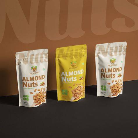 Mix Nuts Packaging Design #mixnutspackagingdesign #nutshomemadepack #nutsfacepackingredients #nutspacketprice #pouchmockup #nutspouchdesign #nutspackagingdesign #nutsbrandsinindia #mixnutspacket #almondpackaging Nuts Box Design, Nut Package Design, Nuts Package Design, Cashew Nut Packaging Design, Mixed Nuts Packaging, Almond Nut, Dried Mangoes, Roasted Nuts, Mixed Nuts