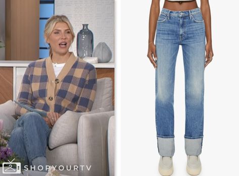 The Talk: May 2024 Amanda Kloots's Rolled Cuff Hem Jeans Escape The Night, 19 Kids And Counting, A Discovery Of Witches, Downward Dog, 90 Day Fiance, Brooklyn Nine Nine, Hem Jeans, Eva Longoria, The Talk