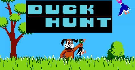 There were 18 games available to buy when Nintendo launched the NES in 1985, 30 years ago today. Can you remember them all? Duck Hunt, Nintendo Art, Nintendo Nes, Duck Hunting, Games Online, The Good Old Days, Nintendo Games, Retro Gaming, Childhood Memories