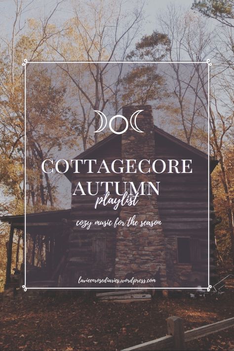 Witchy Autumn Aesthetic, Cozy Songs, Cottagecore Playlist, Cottagecore Music, Autumn Songs, British Autumn, Autumn Playlist, Churned Butter, Cottagecore Halloween