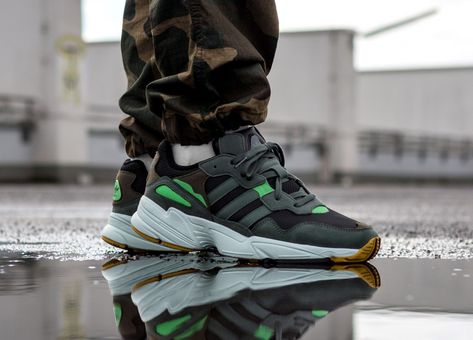 adidas Yung 96 Black Green | F35018 | The Sole Supplier Adidas Yung 96, Adidas Yung-96, Yung 96, Adidas Yung, Adidas Torsion, Black Ivy, Jordan Adidas, Clothing Streetwear, Dad Shoes