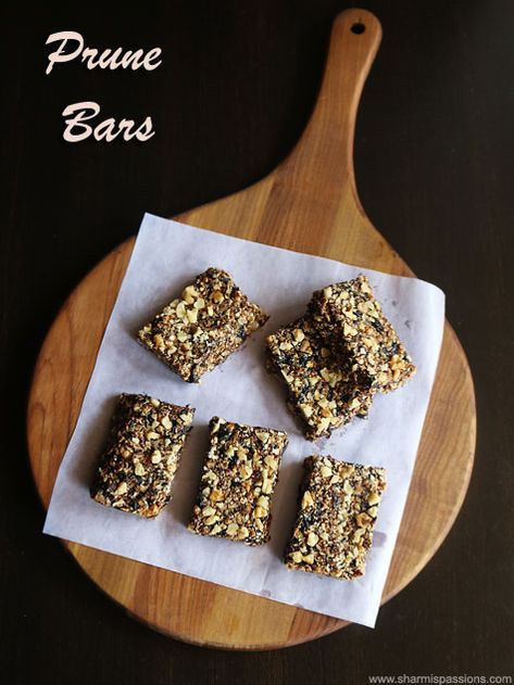 Dried Prune Recipes Healthy, Healthy Prune Recipes, Prune Bars, Cooking With Prunes, Prune Energy Balls, How To Make Prunes Taste Good, Low Carb Protein Bars Recipe, Low Carb Bars, Energy Breakfast