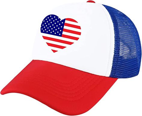 Amazon.com: American Flag Hat 4th of July Trucker Hat USA Merica Baseball Cap Labor Day US Patriotic Snapback Hats : Clothing, Shoes & Jewelry Red Baseball Cap Trucker Hat For 4th Of July, Patriotic Trucker Hat For 4th Of July Snapback, Cheap Patriotic Trucker Hat Baseball Cap, Patriotic Summer Snapback Trucker Hat, White Trucker/basbeall Cap For 4th Of July, American Flag Hat, Flag Hat, 4th Of July Outfits, Holiday Wardrobe