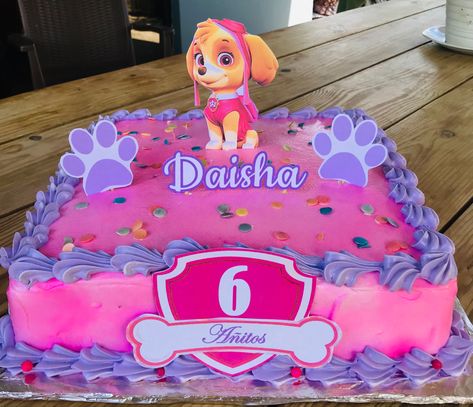 Pastel Skye Paw Patrol, Paw Patrol Birthday Cake Girl, Pastel Paw Patrol, Skye Paw Patrol Cake, Paw Patrol Birthday Party Cake, 3rd Birthday Cake, Princesa Sophia, Paw Patrol Birthday Cake, Girls 3rd Birthday