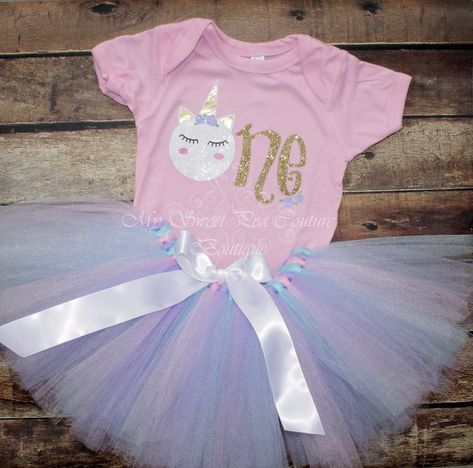 Unicorn 1st Birthday Party, Unicorn 1st Birthday, Tutu Size Chart, Unicorn Birthday Outfit, Birthday Tutu Dress, First Birthday Tutu, Birthday Party Outfit, Dress Glitter, Glitter Unicorn