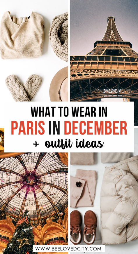 Planning a trip to Paris in December? From festive Christmas outfits to stylish New Year's Eve attire, this Paris December packing list has everything you need. Discover the best winter fashion to stay cozy and chic in the City of Lights, whether you’re strolling through holiday markets or celebrating in style. Find out what to wear and pack for an unforgettable Parisian winter experience! ❄️✨ #ParisFashion #DecemberOutfits #ParisWinterStyle New Years Paris Outfit, Outfit In Paris Winter, Winter In Paris Fashion, Paris Winter Outfit Ideas 2024, Paris Travel Outfits Winter, Outfits For Paris In December, Paris Winter Outfit 2024, Paris For Christmas, December Paris Outfit Winter