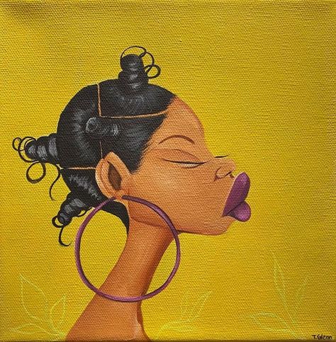 Mami Wata, 90s Teen, Afrikaanse Kunst, Girl Drawings, Afrocentric Art, Black Art Painting, My Live, Black Art Pictures, Black Love Art