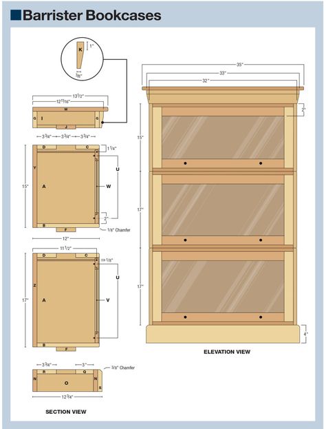 Barrister Bookcase | Popular Woodworking Vendor Booth Ideas, Easy Woodworking Projects Diy, Bookcase Plans, Halloween Decorations Outdoor Diy, Christmas Crafts For Adults Diy, Diy Halloween Decorations Outdoor, Diy Christmas Crafts For Adults, Fall Craft Ideas, Crafts For Adults Diy