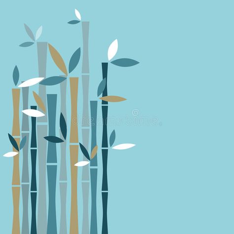 Bamboo Design Art, Bamboo Graphic Design, Bamboo Poster Design, Bamboo Illustration Design, Bamboo Illustration, Bamboo Forest Drawing, Bamboo Vector, Bamboo Image, Bamboo Forest Illustration