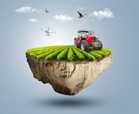 Tractor In Field, Farming Photo, Agriculture Pictures, Smart Farming, Agriculture Photography, Agriculture Design, Agriculture Technology, Tractor Design, Agriculture Projects