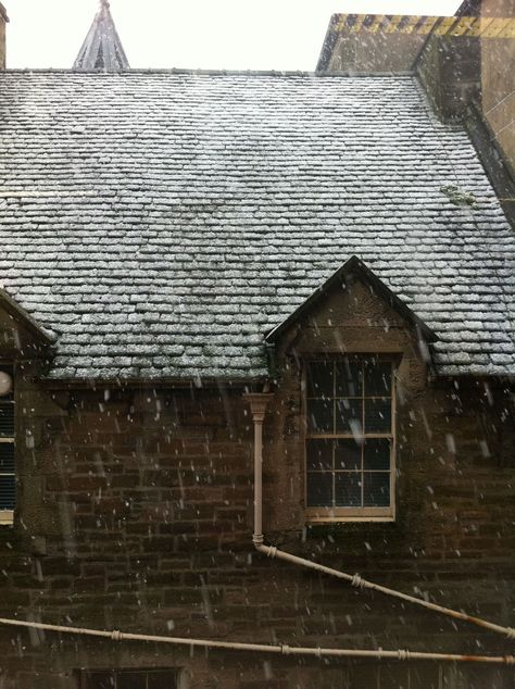 Wammy's House, Snow Falling, Between Two Worlds, Ivy House, I Love Winter, The Secret History, Academia Aesthetic, Winter Aesthetic, The Roof