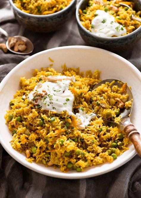 Recipe Tin Eats Vegetarian, Indian Curry Rice, Curried Rice Recipes, Middle Eastern Basmati Rice Recipes, Recipe Tin Eats Recipes, Flavored Rice Recipes, Recipe Tin Eats, Curried Rice Salad, Curried Rice