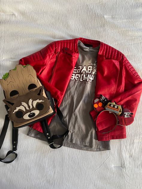 Marvel Disney Outfit, Guardians Of The Galaxy Outfits, Marvel Disneyland Outfit, Avengers Campus Outfits, Disneyland Marvel Outfits, Starlord Disneybound, Rocket Disneybound, Marvel Disneybound, Guardians Of The Galaxy Disneybound