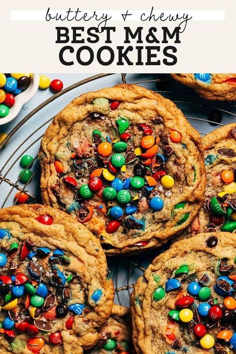 Best M&m Cookie Recipe, Cookie Perfection, Mnm Cookies, Butternut Bakery, M M Cookies, Idea Board, Yummy Desserts, Party Snacks, Cookie Recipe