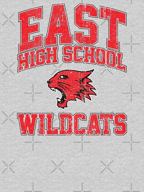 High Wallpaper, East High School, Cat Boarding, Unique Wallpaper, Style Accessories, Wild Cats, High School, T Shirt