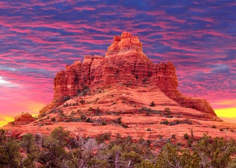 7 Incredible Sedona Sunset Views to Find Sedona Vortex, Arizona Usa, Sedona Arizona, Rock Formations, Sunset Views, Sedona, Breathtaking Views, Monument Valley, Arizona