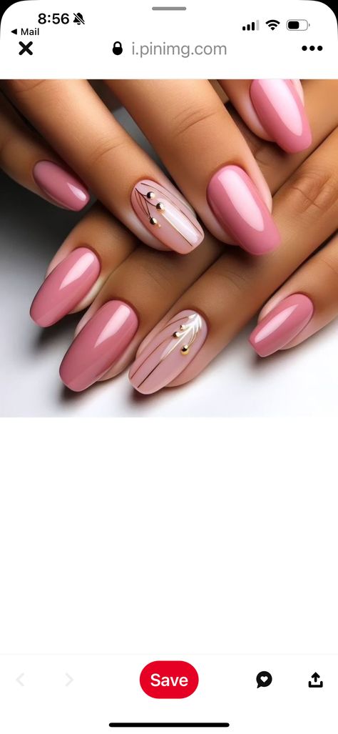 Pink And Mauve Nails, Mauve Nails, Nail Ideas, Nail Designs, Nails, Pink, Quick Saves, Design