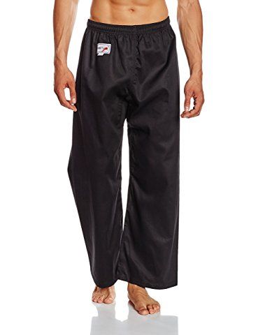 TurnerMAX Karate Trouser Training Pants Martial Art kung Fu GI Suits Kick Boxing Training Equipment Martial Arts Pants, Karate Pants, Simply Fashion, Boxing Training, Polycotton Fabric, Training Pants, Trouser Style, Black Trousers, Muay Thai