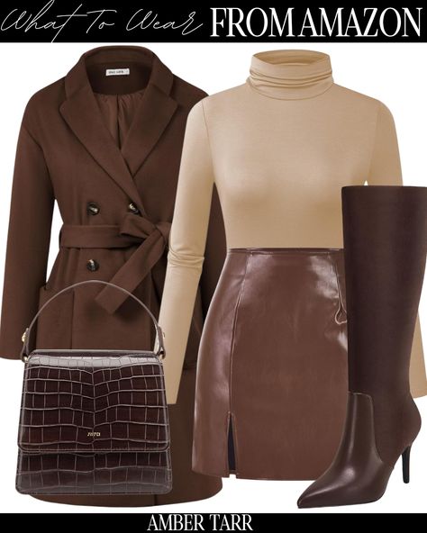 Shop recommended products from Amber Tarr on www.amazon.com. Learn more about Amber Tarr's favorite products. Brown Birthday Outfit, Brown Beige Outfit, Amazon Winter Outfits, Hbd Ideas, Brown Outfit Aesthetic, Christmas Fashion Outfits, Outfit Ideas School, Brown Boots Outfit, Winter Birthday Outfit