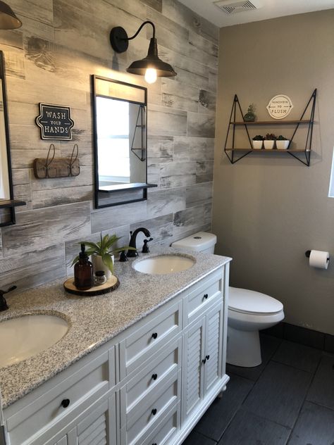 Rustic farmhouse bathroom ideas