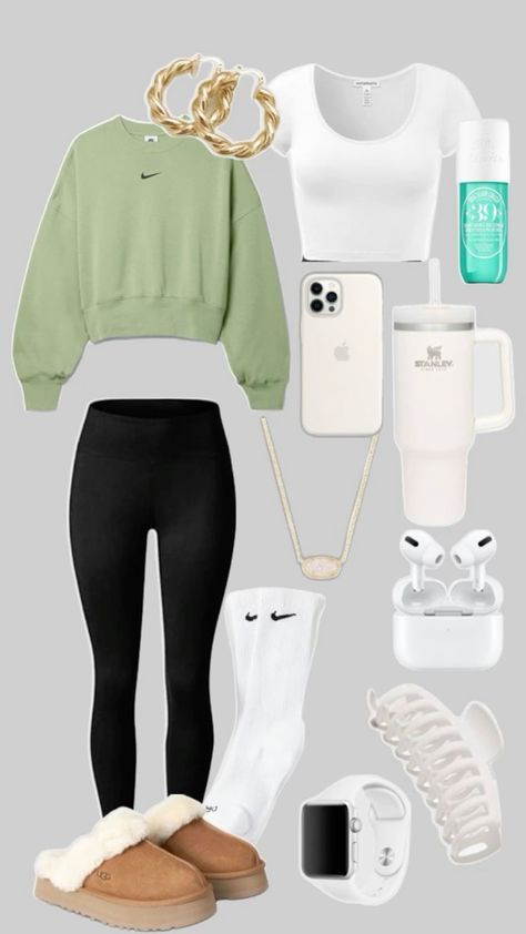 Simple Outfits For School, Look Legging, Mode Zara, Cute Nike Outfits, Preppy Summer Outfits, Casual Preppy Outfits, Trendy Outfits For Teens, Cute Lazy Day Outfits, Cute Outfits For School