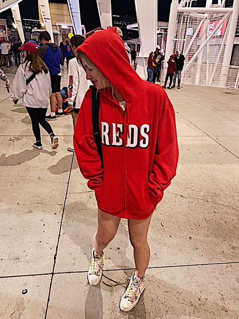 Cincinnati reds baseball game summer 2022 cincinnati ohio activities red zip up sweatshirt vintage camera chicago cubs vs cincinnati reds Reds Game Outfit Cincinnati, Reds Game Outfit, University Of Cincinnati Game Day Outfit, Cincinnati Reds Wallpaper Iphone, Cincinnati Reds Shirts, Cincinnati Reds City Connect, Zip Up Sweatshirt, Cincinnati Reds Baseball, Game Outfit