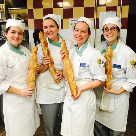 Johnson & Wales's culinary arts and baking and pastry program is more rigorous and rewarding than one may assume. Read on! Culinary Arts Schools, Baking School, Pastry School, College Stuff, Pastry Art, School Opening, Crafts For Seniors, School Tops, Culinary School