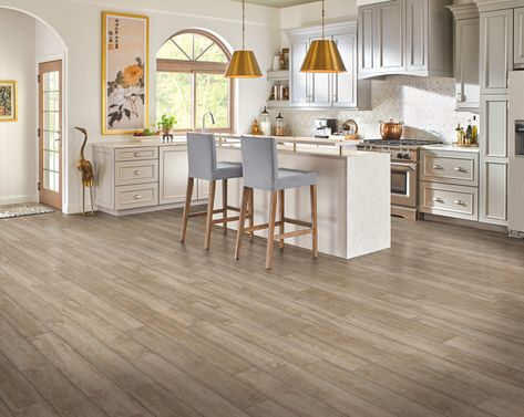 LifeSeal Oasis Tan 7.09 in White Oak Rigid Core RFHY70L07E Bruce Hardwood Floors, Solid Oak Floors, Armstrong Flooring, Brown Floors, Dark Wood Floors, Bright Rooms, Durable Flooring, Solid Hardwood Floors, Engineered Hardwood Flooring