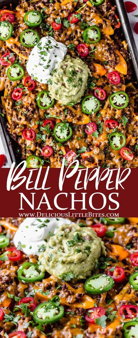 Keto Nachos Bell Pepper, Is Hummus Keto Friendly, Keto Friendly Potluck Recipes, Bell Pepper Nachos, Pepper Nachos, Keto Nachos, Mexican Nachos, Healthy Nachos, The Boiled Egg Diet