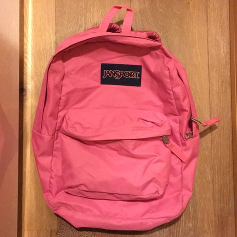 Pink Jansport Backpack, Pink School Bags, Mochila Jansport, Jansport Backpack, Pink Backpack, Pink Adidas, Back To School Supplies, School Hacks, Pink Bag