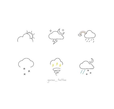 Cloud Lightning Bolt Tattoo, Rain Tattoos For Women, Raincloud Tattoo Simple, Cloud Flash Tattoo, Pluviophile Tattoo, Cloud Rain Tattoo, Tiny Cloud Tattoo, Weather Tattoo Ideas, Small Cloud Tattoo