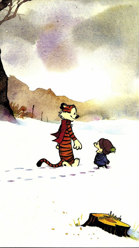 Boy And Cat, Calvin Hobbes, Calvin And Hobbes, A Boy, A Child, Wallpapers, Iphone