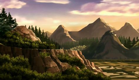 ATLA Panorama - Album on Imgur Atla Scenery, Earth Kingdom, Avatar: The Last Airbender, Earth Book, Window Projects, Diary Entry, Scenery Background, Avatar Characters, Avatar Airbender