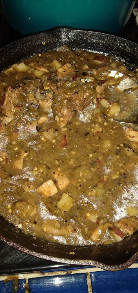 Another Delicious Green Chile Stew Recipe - Easy DIY Recipes Cubed Pork, Green Chili Stew, Hatch Chile Recipes, New Mexico Green Chile, Roasted Green Chili, Green Chile Stew, Cream Corn Casserole, Green Chile Recipes, Green Chili Recipes