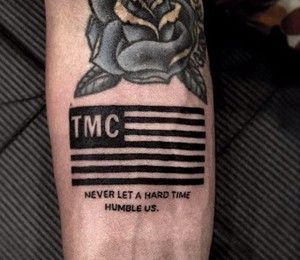 Marathon Continues Tattoo, Tmc Tattoo, Nipsey Hussle Portrait, Crip Tattoos, Enigma Tattoo, Simple Hand Tattoos, Skulls Tattoo, Half Sleeve Tattoos Drawings, Universe Tattoo