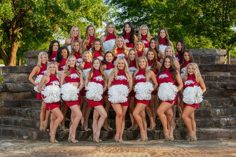 Pom Squad Pom Squad, Cheer Pom Poms, Cheerleader Girl, Cheer Coaches, University Of Arkansas, Arkansas Razorbacks, Vision Boards, College Life, Arkansas