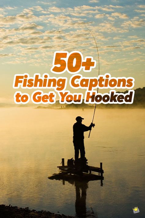 50 Fishing Captions to Get You Hooked. Fish Captions Instagram, Fish Captions, Fisherman Quotes Life, Fishing Birthday Quotes, Fishing Captions, Fisherman Quotes, Quotes About Fishing, Cute Fishing Quotes, Fish Quotes Funny