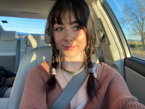 Plaits With Bangs, Long Braids With Bangs, Braided Hair With Bangs, Braided Hairstyles With Bangs, Goth Hairstyle, Uk Trip, Goth Hair, Plaits Hairstyles, Braided Bangs